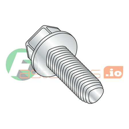 

4-40 x 5/16 Full Trilobe Thread Forming Screws / Unslotted / Hex Washer Head / Steel / Zinc (Quantity: 10 000 pcs)
