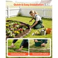 thumbnail image 4 of VEVOR Faux Stone Landscape Edging, 46.4 x 2.2 in Realistic Lawn Edging, Flexible Brick-Sized Garden Edging Border with Anchoring Spikes, Fade-Resistant Yard Edging for Driveways Walkway Beige, 4 of 8