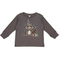thumbnail image 3 of Inktastic Raccoon Woodland Tribal Arrow Boys or Girls Long Sleeve Toddler T-Shirt, 3 of 5