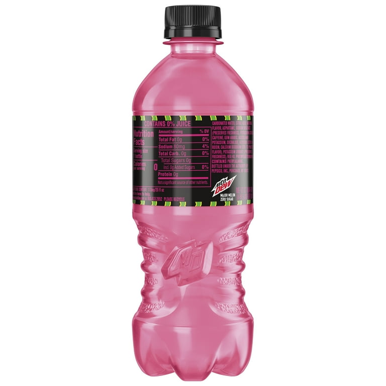 Mountain Dew Zero Sugar Major Melon Watermelon Citrus Soda