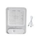 thumbnail image 3 of Ventilador de enfriamiento con agua nebulizada, 3 velocidades, viento y luces nocturnas, nebulizador personal para oficina, viajes y hogar. Blanco, 3 of 9