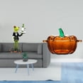 thumbnail image 2 of Escultura de rana, calabaza, plato de dulces, figura creativa de animal, tarro de , adorno decorativo de mesa para estante de chimenea, regalo, 2 of 8