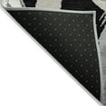 thumbnail image 3 of Addison Rugs Chantille Indoor/Outdoor Transitional Circles Black Washable Rectangle Rug, 9' x 12', 3 of 6
