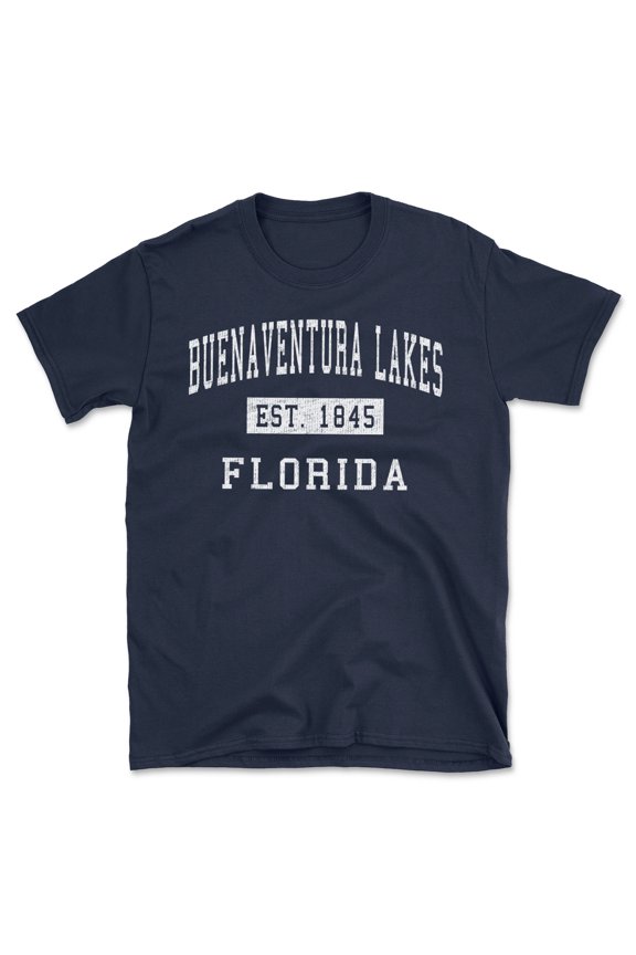 Buenaventura Lakes Florida Classic Established Men's Cotton T-Shirt
