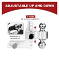 thumbnail image 4 of Adjustable Trailer Hitch, 6in Drop & Rise Hitch, 2 Latches with Locks, Heavy Duty Aluminum Tow Hitch, 4 of 5