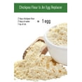 thumbnail image 7 of Certified Glyphosate Residue Free Unbleached Chickpea Flour | 3 LBS | Family Farmed in Washington State | 100% Desiccant Free | Non-GMO Project Verified | Kosher, 7 of 7