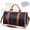 Black, variant on Convertible Garment Duffle Bag for Travel, Carry  Garment Bag with Shoe Pouch, PU Leather, 2 in 1  Suit Travel Bags Large Weekender Overnight Bags for Women Men ()