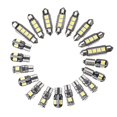 thumbnail image 1 of 20pcs Car Led Bulbs Interior Kit Dome Trunk Door Plate Light Super Canbus Error Free Interior Lamp, 1 of 5