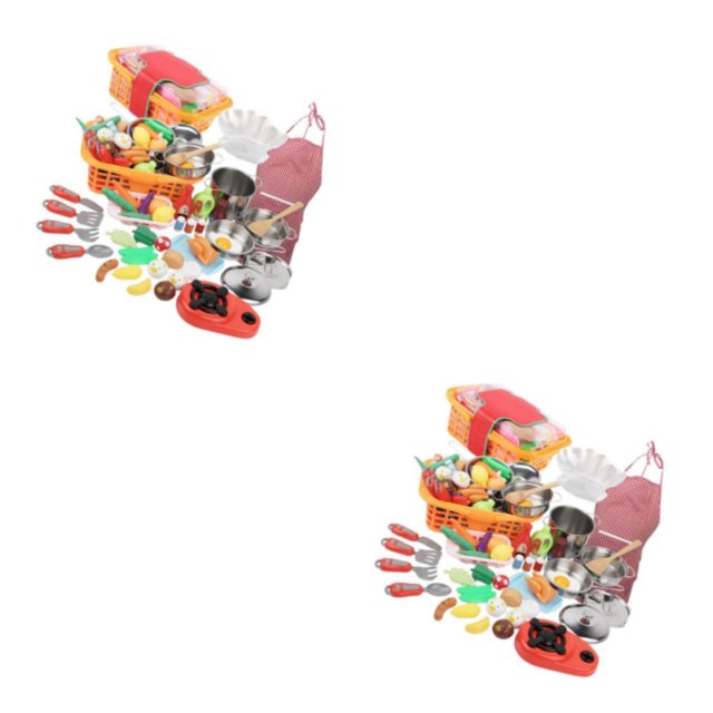 Tholdsy Kids Children Kitchen Toys Cooking Set Cookware cocinero de juguete 42 piezas 2Conjunto