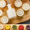 thumbnail image 2 of MERRYHAPY 2sets Moon Cake Mould With Stamps Safe Baking Tools For Homemade Dessert For Making And Creative, 2 of 8