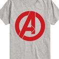 thumbnail image 3 of Marvel The Avengers - A Logo - Toddler And Youth Short Sleeve Graphic T-Shirt, 3 of 5