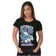 thumbnail image 3 of The Smurfs Kanji Respect the Hustle Women's T Shirt Ladies Tee Brisco Brands S, 3 of 5