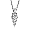 thumbnail image 3 of Colgante de acero inoxidable, collar de acero de color para hombre, joyería con personalidad de hip hop, joyería Spring Creek Water, 3 of 5