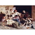 thumbnail image 3 of Eugenio Zampighi 14x11 Black Modern Framed Museum Art Print Titled - The Centre of Attention, 3 of 5