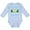 AE-Light Blue, variant on Inktastic My 1st Chrismukkah Sweater Style with Menorah and Trees Boys or Girls Long Sleeve Baby Bodysuit