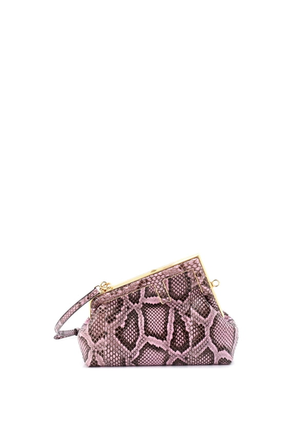 Pre-Owned First Bag Python Small By Rebag