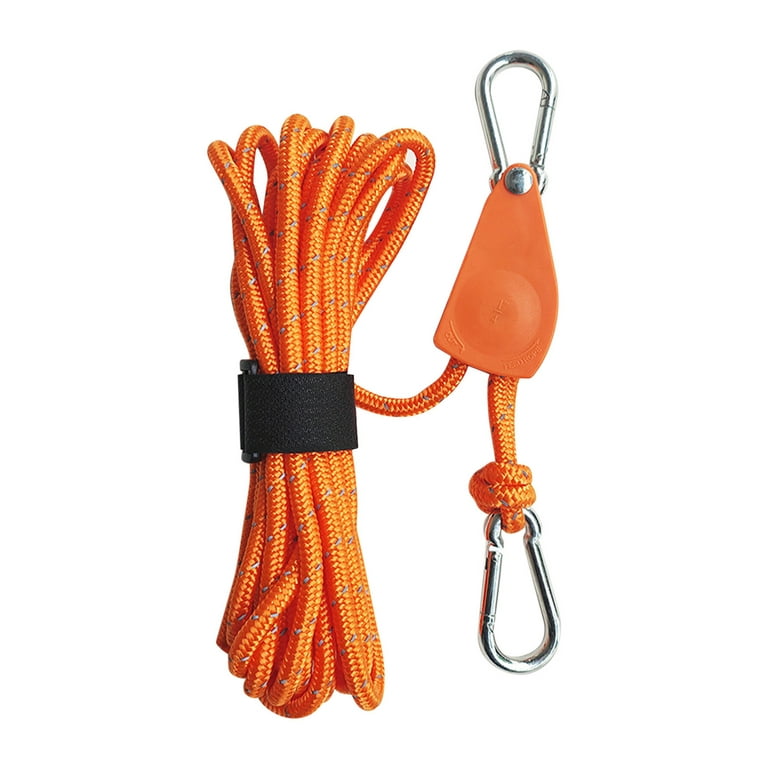 Tent Guide Lines Cord Camping Cord Pulley System Reusable Tent Tie