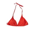 thumbnail image 2 of Ragstock Bright Red Triangle Bikini Top, 2 of 4