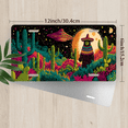 thumbnail image 2 of 1 Pcs 2D Flat License Plate Covers & Frames, Bigfoot in Desert For Decorative Front, Waterproof For Decoration Aluminum License Plate Covers & Frames Cover For Men Women, 12" X 6", 2 of 6