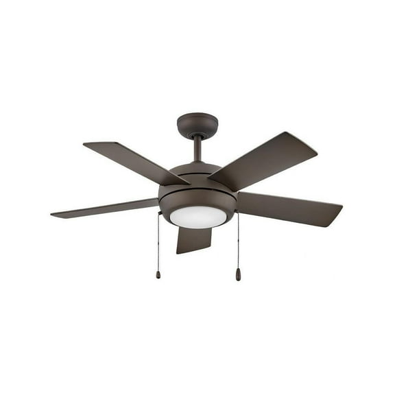 42 inch 5 Blade Ceiling Fan with Light Kit-Metallic Matte Bronze Finish Bailey Street Home 81-Bel-4543955