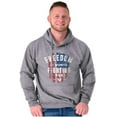 thumbnail image 4 of Freedom Fight Tactical American Flag Hoodie Sweatshirt Women Men Brisco Brands L, 4 of 6