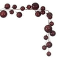 thumbnail image 3 of Vickerman 10' Wine Pearl Branch Ball Wire Garland., 3 of 4