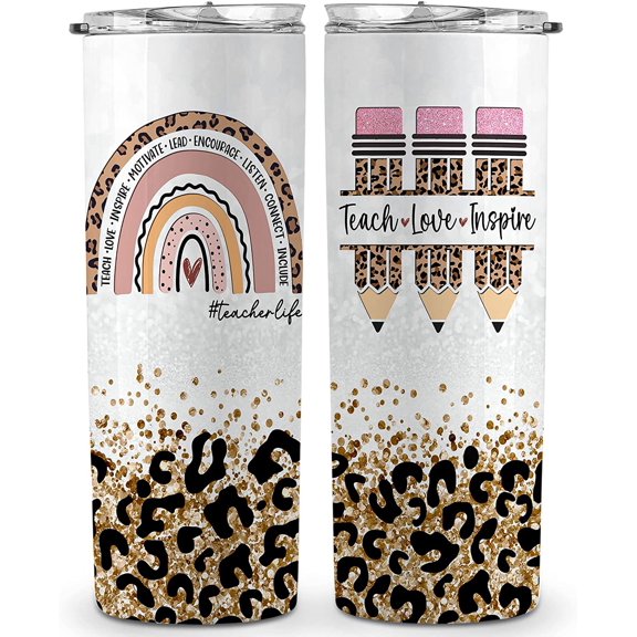 Teacher Gifts For Women - Teacher Appreciation Gifts - Cool Gifts for Teachers Women - New Teacher Gifts - Teacher Birthday Gifts - Big Heart To Shape Little Minds - 20 Oz Teacher Tumbler