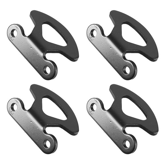 Soimiss 4Pcs Metal Tie Down Anchors Surface Mount Hooks for Car Bed Tie Down