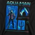 thumbnail image 2 of Aquaman and the Lost Kingdom Aquaman Stats Unisex Adult Pull-Over Hoodie, 2 of 5