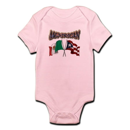 

CafePress - Mexirican Flags Body Suit - Baby Light Bodysuit