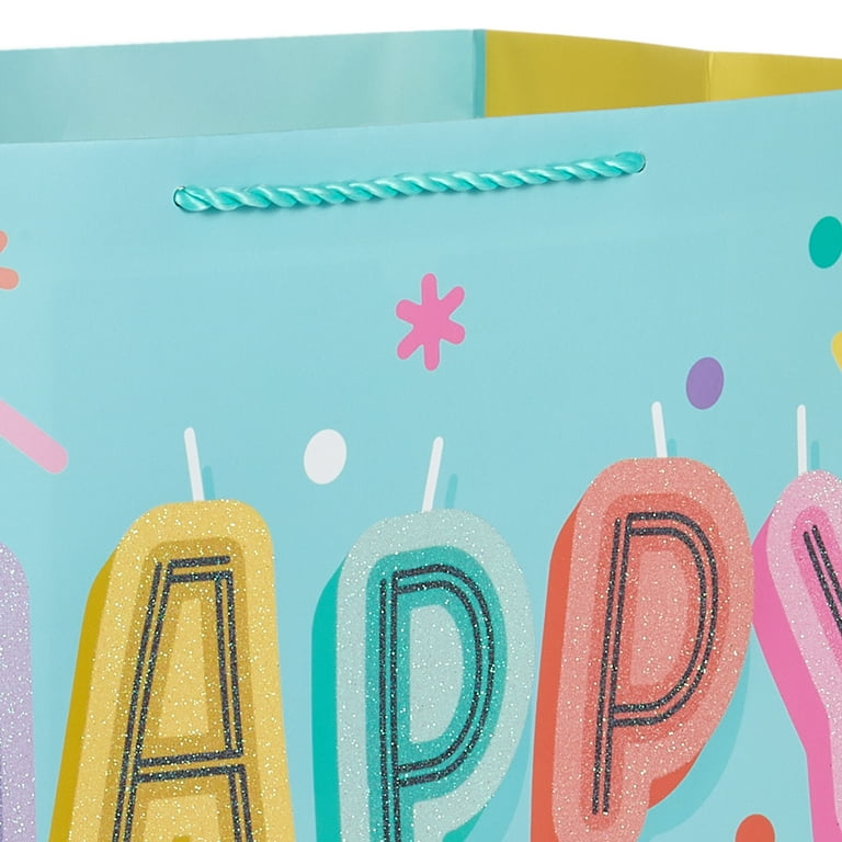 Gift Tag - Aqua Birthday Bubbles Gift Tag - Aqua Birthday Bubbles