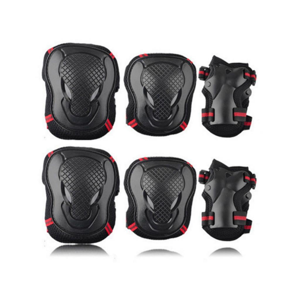 Adult Cycling Knee Protector Elbow Pads Set Motorcycle Skateboard Guards Support 