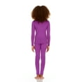 thumbnail image 4 of Thermajane Thermal Underwear for Girls Long John Set Kids (Purple, Large), 4 of 5
