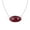 garnet, variant on Solid 925 Sterling Silver Necklace For Women, Genuine Black Onyx Cabochon Oval Gemstone Unique Handcrafted Necklace Gift For Her