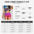 thumbnail image 2 of Yiaed Holiday Shiny Print Women's Athletic Shorts Running Shorts Sporty Short High Waisted Elastic Workout Shorts for Yoga Gym Running & Sports -Large, 2 of 8