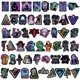 thumbnail image 2 of 50 pcs Anime Stickers Mixed Neon Sign Stickers for Water Bottles Skateboards Notebooks Laptop Computer Phone Case Stickers for Teens Girls Kids Adults, 2 of 4