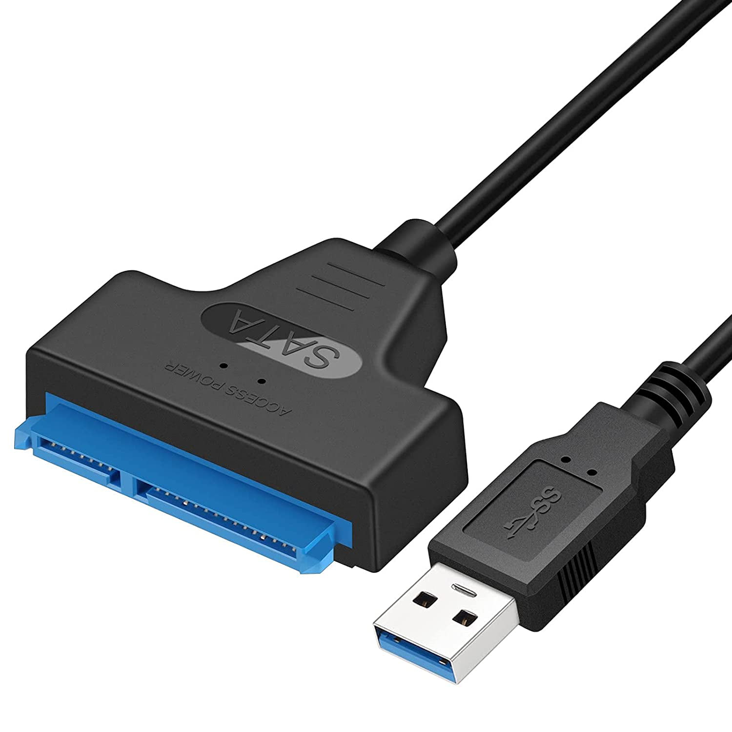 overrasket Entreprenør Kontoret SATA to USB Cable, USB 3.0 to SATA III Hard Drive Adapter Compatible for  2.5-Inch HDD & SSD, Support UASP - Walmart.com