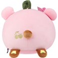 thumbnail image 3 of San-X Coussin Peluche Mochi Original Rilakkuma Cherry Series - Chairoikoguma Rose, 3 of 7