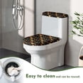 thumbnail image 4 of HELLHERO Maple Leaves Comfortable and Practical Polyester Toilet Top Cover, Elastic Bottom, Universal 17x21 Inches Fits All Toilet Shapes, Non-Slip, 4 of 7