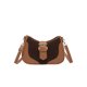 thumbnail image 5 of Pequeal crianza hombro Hobo Bolso elegante bolsos bolsillo All-Match Crossbody Mujeres costuras color sólido, 5 of 9