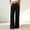 #Black, variant on DPTALR Women's High Waist Wide Leg Linen Pants,Button Closure Casual Baggy Straight Leg Trousers with Pockets,White,Women's Plus Size XXL