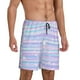 thumbnail image 2 of Fotbe Striped Gradient Pantalones Cortos de Pijama para Hombre, Ropa de Dormir, Pantalones de Pijama Cortos para Hombre-4X-Large, 2 of 6