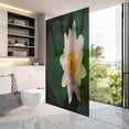 thumbnail image 3 of Decorative lass Sticker Privacy Window Films Beautiful White Waterlily or Lotus Flower in Pond 35.4" x 39" Static Cling Window Privacy Film, 3 of 6
