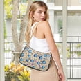 thumbnail image 5 of FORMRS Womens Shoulder Bag with Chain Strap Clutch Purse Cute Tote Handbag, Blue Dice Pattern, 5 of 7