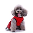 thumbnail image 3 of Yuehao Christmas Sweaters for Dogs Pet Dog Fashion Christmas Gift Skirt Elk Skirt Christmas Pet Skirt Dog Sweaters for Small Dogs Red, 3 of 9