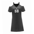 thumbnail image 4 of Vestido de mujer con hombros descubiertos, vestido de verano transpirable de primavera para fiesta de uso diario , xxl, 4 of 7