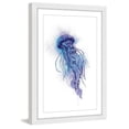 thumbnail image 3 of "Jellyfish Blue Purple" Framed Painting Print, 3 of 5