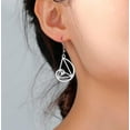 thumbnail image 2 of Golden Ratio Earrings For Math Lover Fibonacci Spiral Dangle Drop Earrings Fibonacci Numbers Jewelry Sacred Geometry Math Gifts for Women Math Teacher Architect Mathematician, 2 of 7
