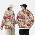 thumbnail image 6 of Haiem Tulips Flowers UPF 50+ Fishing Shirts for Men Long Sleeve UV Sun Protection Hoodie Non-Mask Outdoor Hiking Shirts, 6 of 9