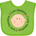 thumbnail image 3 of Inktastic I Love Grandma Baby Shower Boys or Girls Baby Bib, 3 of 4